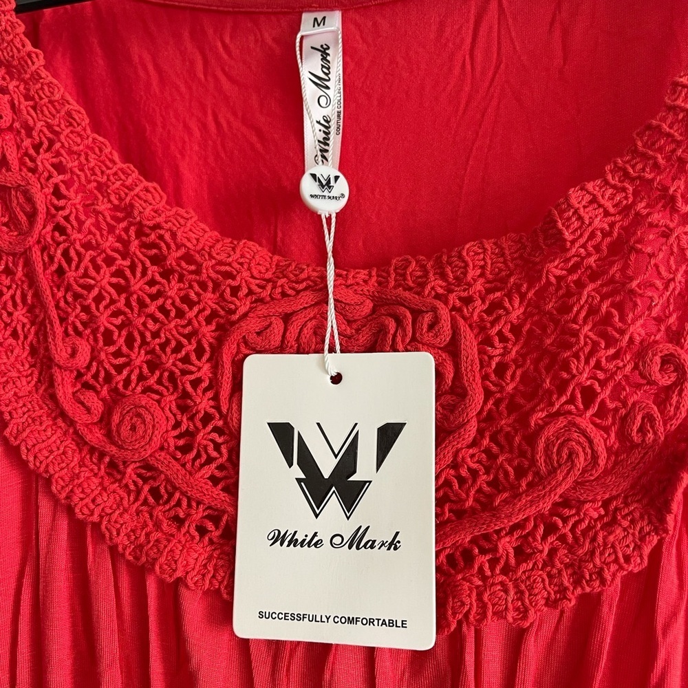 White Mark Brand Red Maxi Dress New with Tags